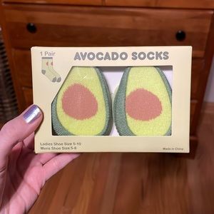 Avocado crew socks